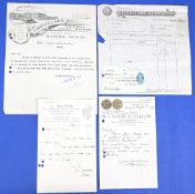 Golf Professional Letterhead correspondence to Golf Club maker John R Carstairs (4) features