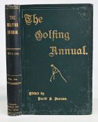 Duncan, David Scott – The Golfing Annual 1889-90 Book – Vol III, 1890, publ’d Horace Cox, London, in