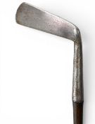 Wm Park of Musselburgh Patent bent neck putter stamped ‘Wm Park’ to the greenheart shaft below the