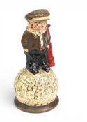 Dunlop Golf Caddie counter bell – height 9cm – painted, used as a promotional piece used in Golf