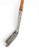 A Percival & Whitcombe ‘The PERWHIT’ Patent convex semi-circle blade putter stamped with the Pat No