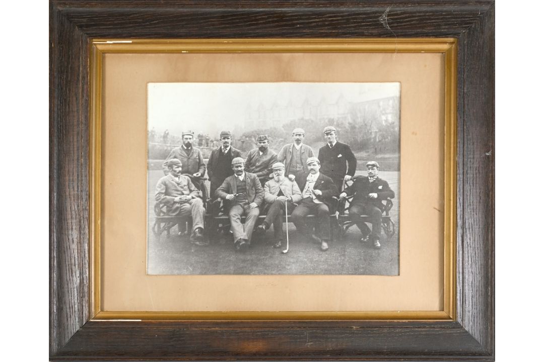 1890 Royal Lytham & St Annes Professional Golfers Photograph: a group photograph taken 8th - Image 1 of 2