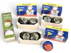 6x Dunlop 65 Wrapped Golf Balls in ‘Christmas Greetings’ boxes, together with 3x Dunlop Flying D