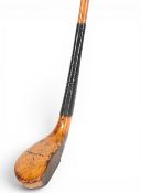 FH Ayres long nose driver c1890 in golden beechwood head measures 5 ½” x 1 ¼” x 2 1/8” – appears