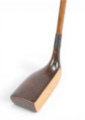 Original Jean Gassiat Grand Piano socket neck putter in rectangular style, deep faced, showing the