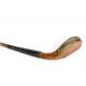 Jack Morris golden beechwood long nose driver c1885 fitted with central leather face insert and - Image 3 of 4