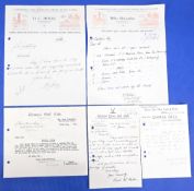 Golf Professional Letterhead correspondence to Golf Club maker John R Carstairs (5) features