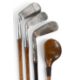 4x D&W Auchterlonie, St Andrews Golf Clubs all with initials ‘J N P’ stamped to the heads – features - Image 1 of 3