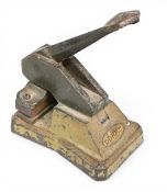 Cast Iron ‘Dormy’ letter emboss tool – fitted currently with ‘John R Carstairs Golf Club