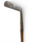 F&A Carrick cleek showing the cross mark to the centre of the rear blade with a 5 ½” hosel with deep