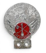 ‘The Onholer’ Golf St Christopher enamel Car Badge – embossed with ‘Behold St Christopher and Go