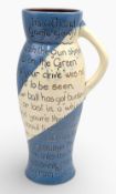 C H Brannam of Barnstable Devon ware large Golf Jug: It's The Grand Game Goat, no damage or