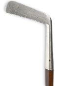 MJ Lewis Stainless Patent no 748219 ‘Perfect Putter’ showing a ridged crown line oval hosel with