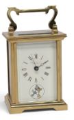 Ryder Cup Golf PGA Gift Garrard & Co, London miniature gilt brass and glass cased Carriage Clock