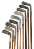 9x Assorted Blade Putters – incl LB of London gooseneck, Gold Medal accurate gooseneck rustless