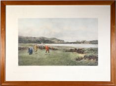 Douglas Adams Golf Lithograph – ‘The Putting Green’ in colour London Published 1894