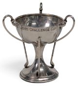 1932 Silver hallmarked SPGC Golf Club Ladies Challenge Cup Winner Golf Trophy, London 1932, 10cm