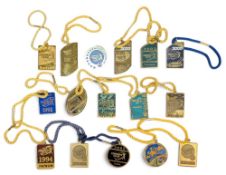 1992-2003 PGA European Tour Enamel Fobs, Passes, Badges, Money Clips: a good collection to include