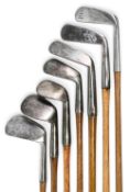 7x Assorted Golf Clubs - good mixture of Irons and Putters to include a range finder mashie