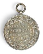 1931 Silver hallmarked Ryder & Son St Albans Golf Medal Award, unnamed Birmingham 1931, #17g