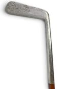 Winton Sans Doute reg no 696043 straight blade putter stamped Frank Roberts Bickley of West Kent