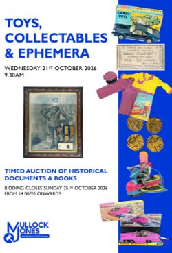Toys, Collectables, Historical Documents & Ephemera