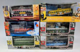 Collection of boxed Diecast Corgi ‘The Original Omnibus Company’ Model Trams, 1/76 Scale (x6,). To