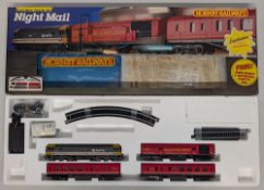 Railway - Hornby 00 gauge Night Mail Electric Train Set R591, unused exclusive set from