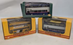 Collection of C’SM Boxed Diecast Model Buses (x3), Scale 1/50. Selection to include: West Midlands