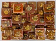 Miniature Teapot Collection by Hachette, Club Internacional Del Libro, #42 teapots sealed in packets