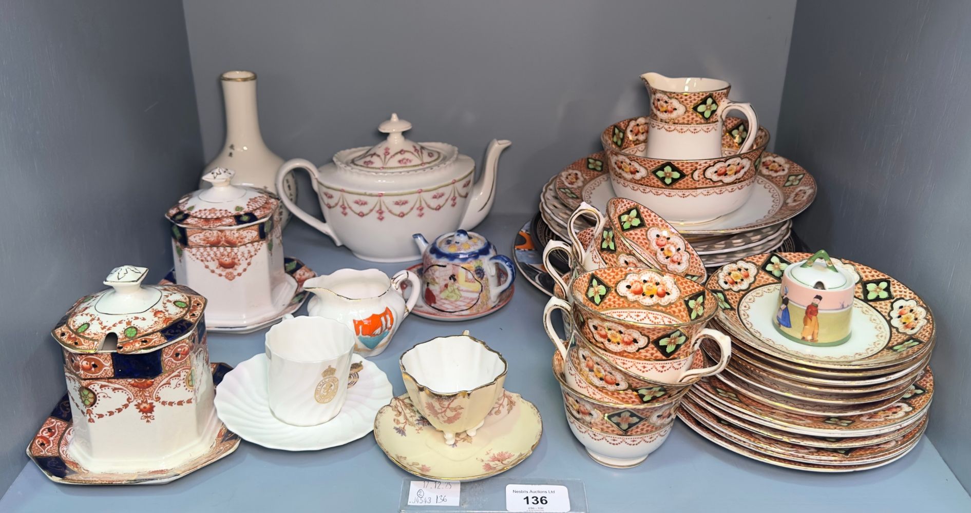 General auction of antiques, rugs, die-cast models, ceramics, jewellery, watches and collectables etc.