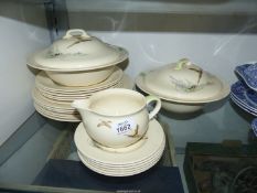 A Royal Doulton 'The Coppice' (D5803) part dinner service to include: six of each dinner,