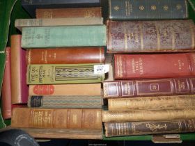 A box of books to include Illustrated World History in Swedish, Gone with the Wind 1938,