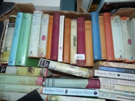 A large quantity of Georgette Heyer novels to include An Infamous Army, The Black Moth etc.