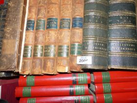 A box of books including The Law Reports, Harmsworth magazines,