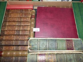 A quantity of books to include Cassell's Natural History French books by Fenimore Cooper etc.