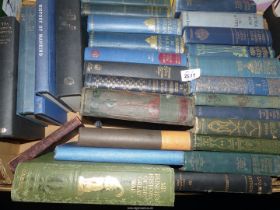 A box of books to include Mr Punches History of the Great War,