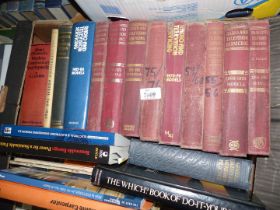 A box of Radio and Television servicing books, General Engineering Workshop etc.