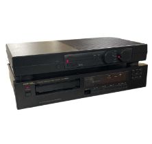 REGA MIRA AMPLIFIER AND ROTEL RCD-965BX CD PLAYER.
