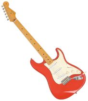 MEXICAN FENDER '50S STRATOCASTER - FIESTA RED (2012).