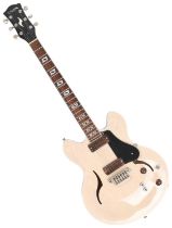 VOX VIRAGE 'ASH BLOND' SEMI-ACOUSTIC GUITAR - 2009.