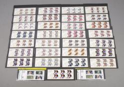 The Royal Mint; A large collection of mint stamp sheets depicting Gold Medal Winners from London