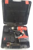 BLACK & DECKER EPC188BK-GB cordless drill with power pack and charger. In good used working conditio
