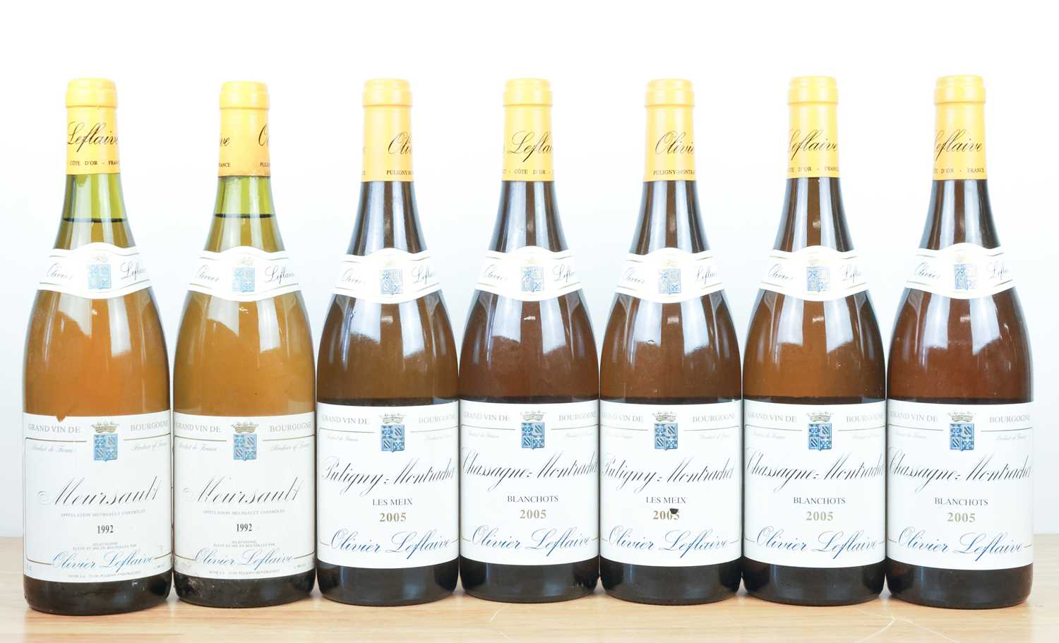 7 bottles Mixed Lot Mature White Burgundy from Domaine Olivier Leflaive