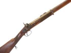 Whitworth Best Quality percussion .451 rifle, 38 inch barrel stamped 'Whitworth Patent' with