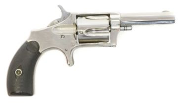 Harrington and Richardson .32 rimfire revolver, serial number 4501, 2.5inch sighted octagonal barrel