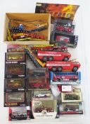 Fire and Construction Vehicle Collection including Corgi, Matchbox, Atlas Editions, siku, etc. -