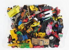 Matchbox, Corgi, etc. Vintage Playworn Diecast Collection, 10.4kg incl. container plus another box