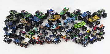 Monster Truck Diecast Collection including Hot Wheels, Monster Jam, etc.