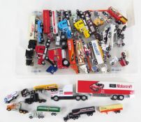 Diecast Lorries and Trucks including Matchbox Convoy, Roadchamps, Yatming, etc.